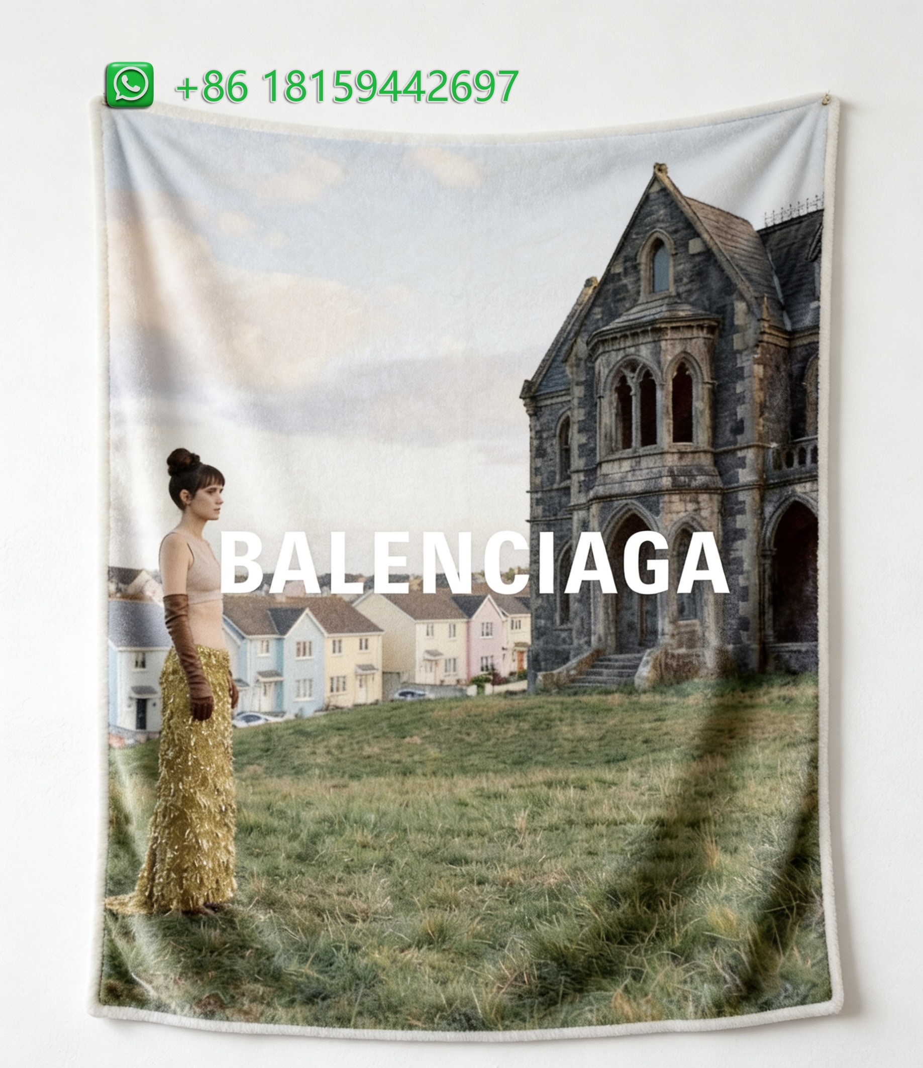 Balenciaga Throw Blankets